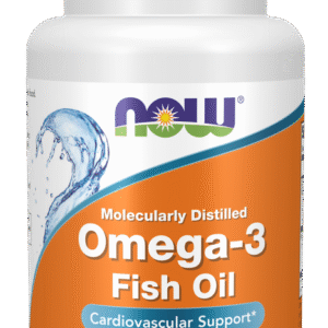 Omega-3 Fish Oil, Molecularly Distilled Softgels