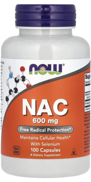 NOW Foods, NAC with Selenium, 100 Capsules