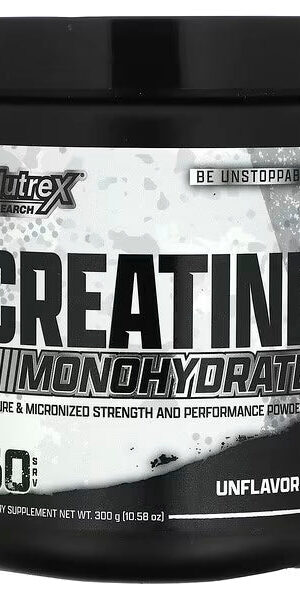 Nutrex Research, Creatine Monohydrate, Unflavored, 10.58 oz (300 g)