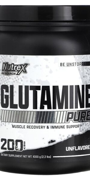 Nutrex Research, Glutamine Pure, Unflavored, 2.2 lbs (1,000 g)