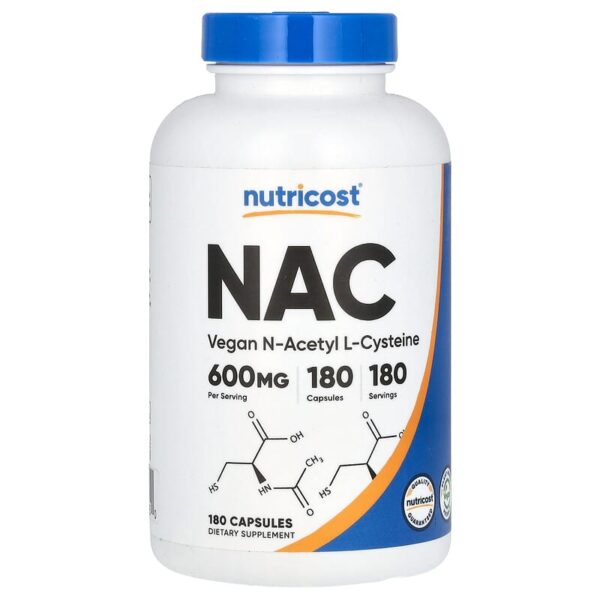 Nutricost N-Acetyl L-Cysteine (NAC) Capsules - Image 4