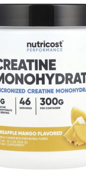 Nutricost, Creatine Monohydrate, Pineapple Mango , 10.7 oz (300 g)
