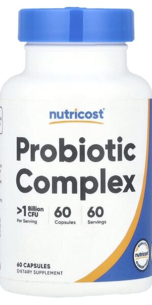 Nutricost, Probiotic Complex, >1 Billion CFU, 60 Capsules