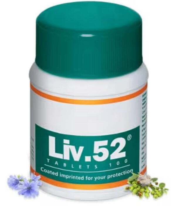 Liv. 52 Tablets for Detox and Liver Support and, Pack of 100, All Natural- All Herbal