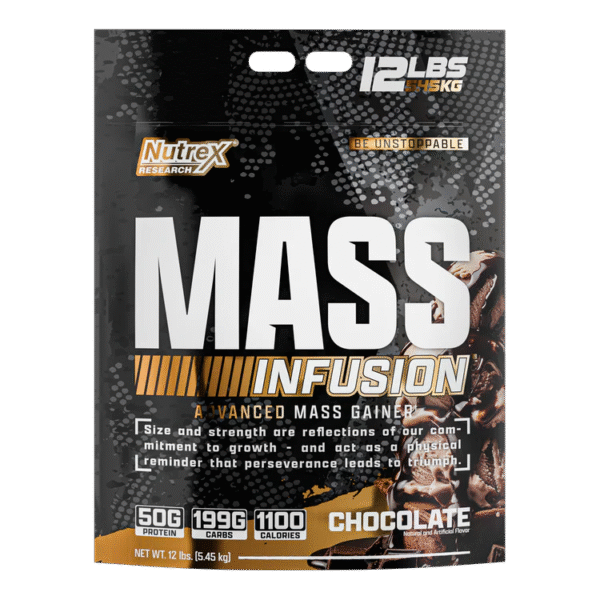 Mass Infusion - 12 lb ADVANCED MASS & RAPID WEIGHT GAINER - Chocolate
