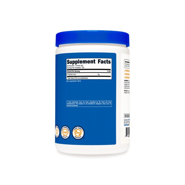 Nutricost D-Aspartic Acid Powder - Image 3