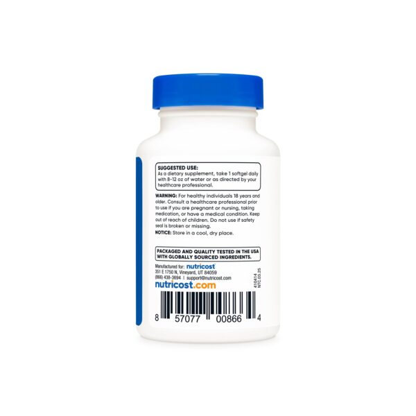 Nutricost Vitamin K2 + Vitamin D3 Softgels - Image 2