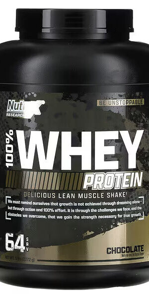 Nutrex Research, 100% Whey Protein - Chocolate / 5 lb (2265 g)