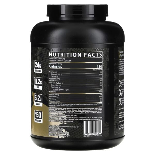 Nutrex Research, 100% Whey Protein - Chocolate / 5 lb (2265 g) - Image 3