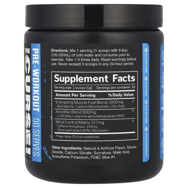 JNX Sports, The Curse!® Pre-Workout - Blue Raspberry - Image 5