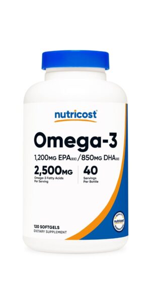 Nutricost Omega-3 Softgels