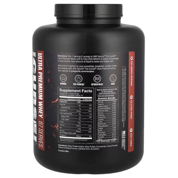 JNX Sports, The Curse!® Ultra Premium Whey - Double Chocolate - Image 3