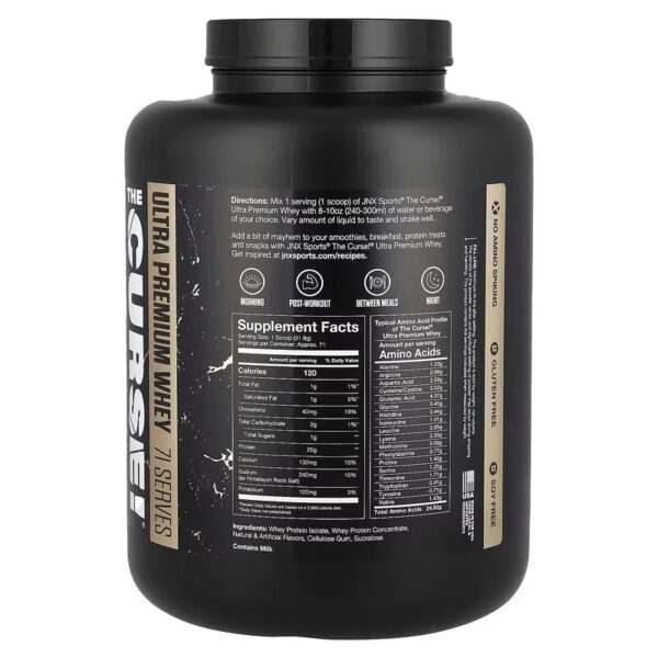 JNX Sports, The Curse!® Ultra Premium Whey - Double Chocolate - Image 2